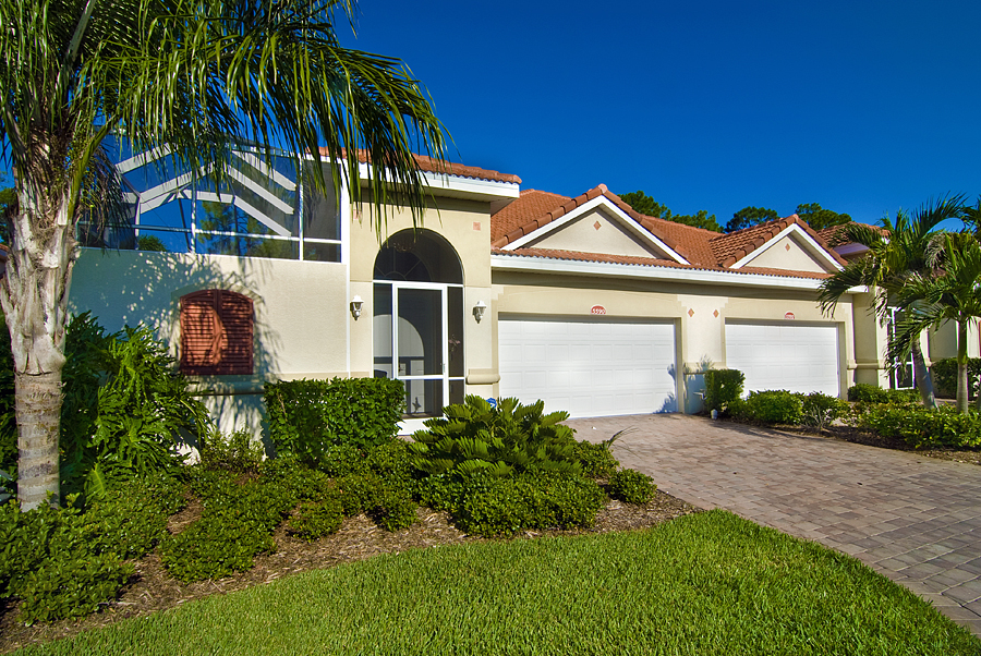 Courtyard home elevation